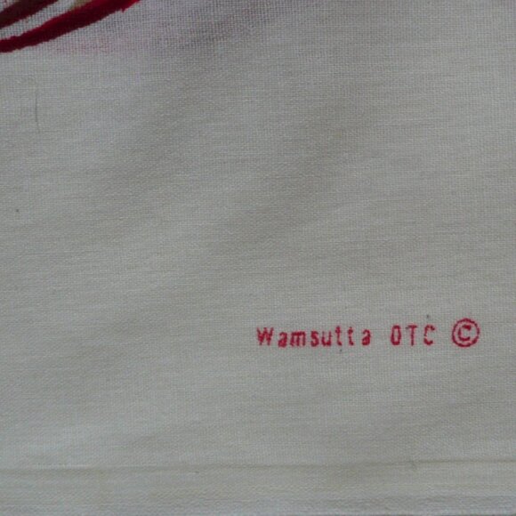 Vintage Wamsutta OTC Rectangle Christmas Xmas Tablecloth Table Dining Linens - Picture 3 of 3